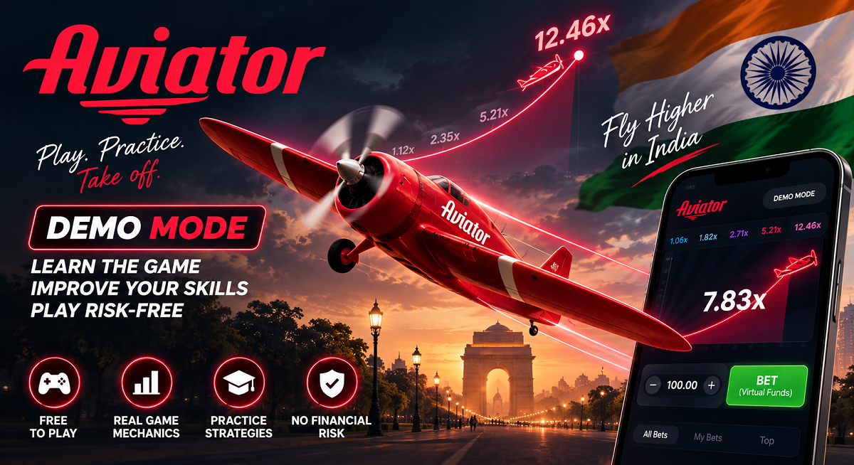 Play aviator online game India Demo Mode