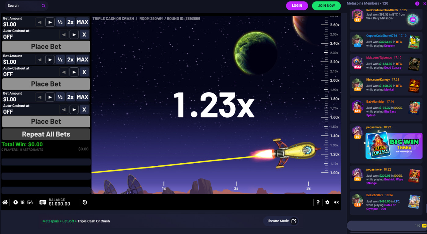 cash or crash play online game aviator